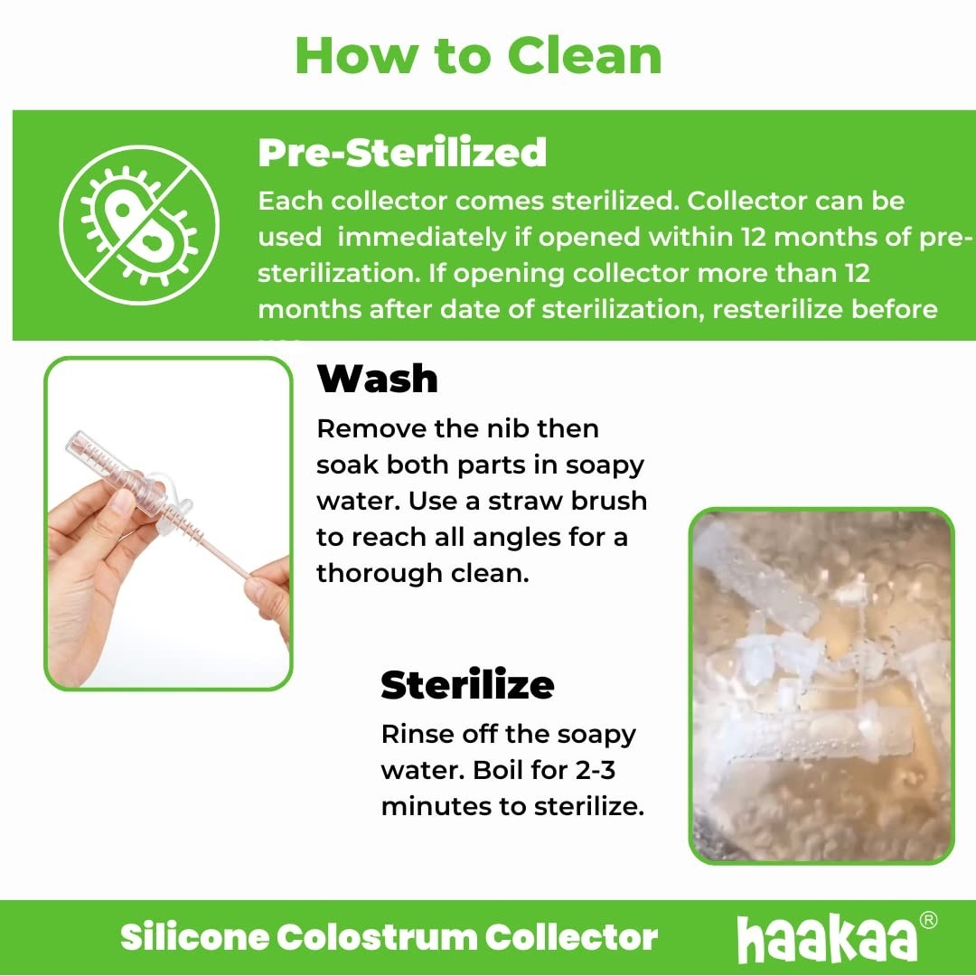 Haakaa Silicone Colostrum Collector Set - 4ml