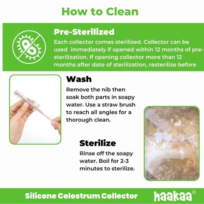 Haakaa Silicone Colostrum Collector Set - 4ml