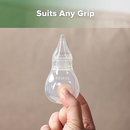 Haakaa Nasal Care Easy-Squeezy Penguin Pro Silicone Bulb Syringe