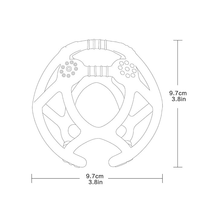 HaaKaa Silicone Baby Teether Teething Ball (3 months+)