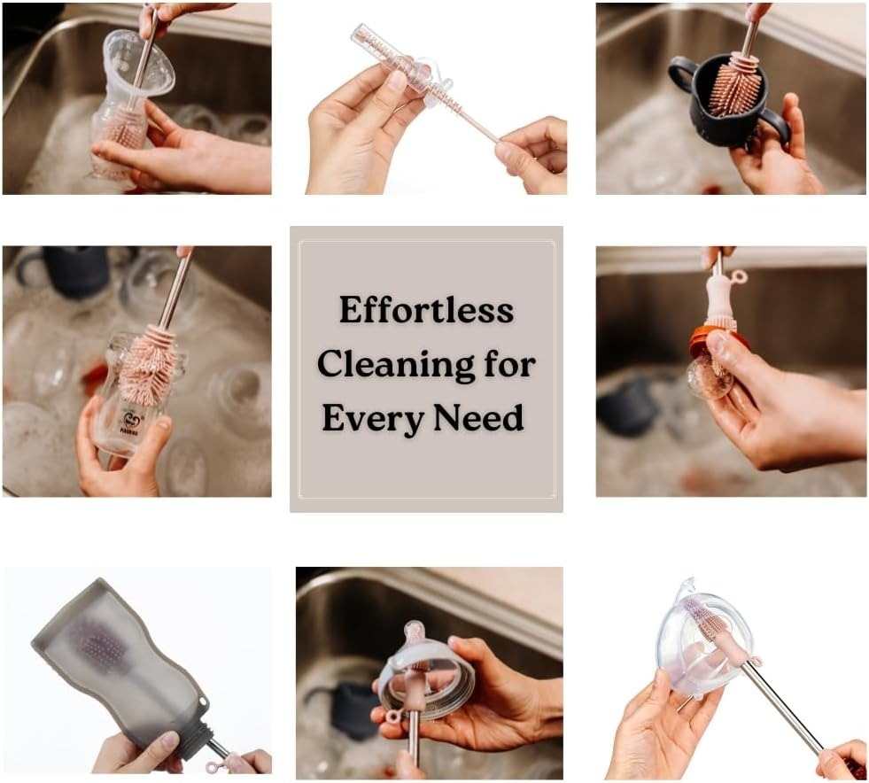 Haakaa Silicone Cleaning Brush Kit