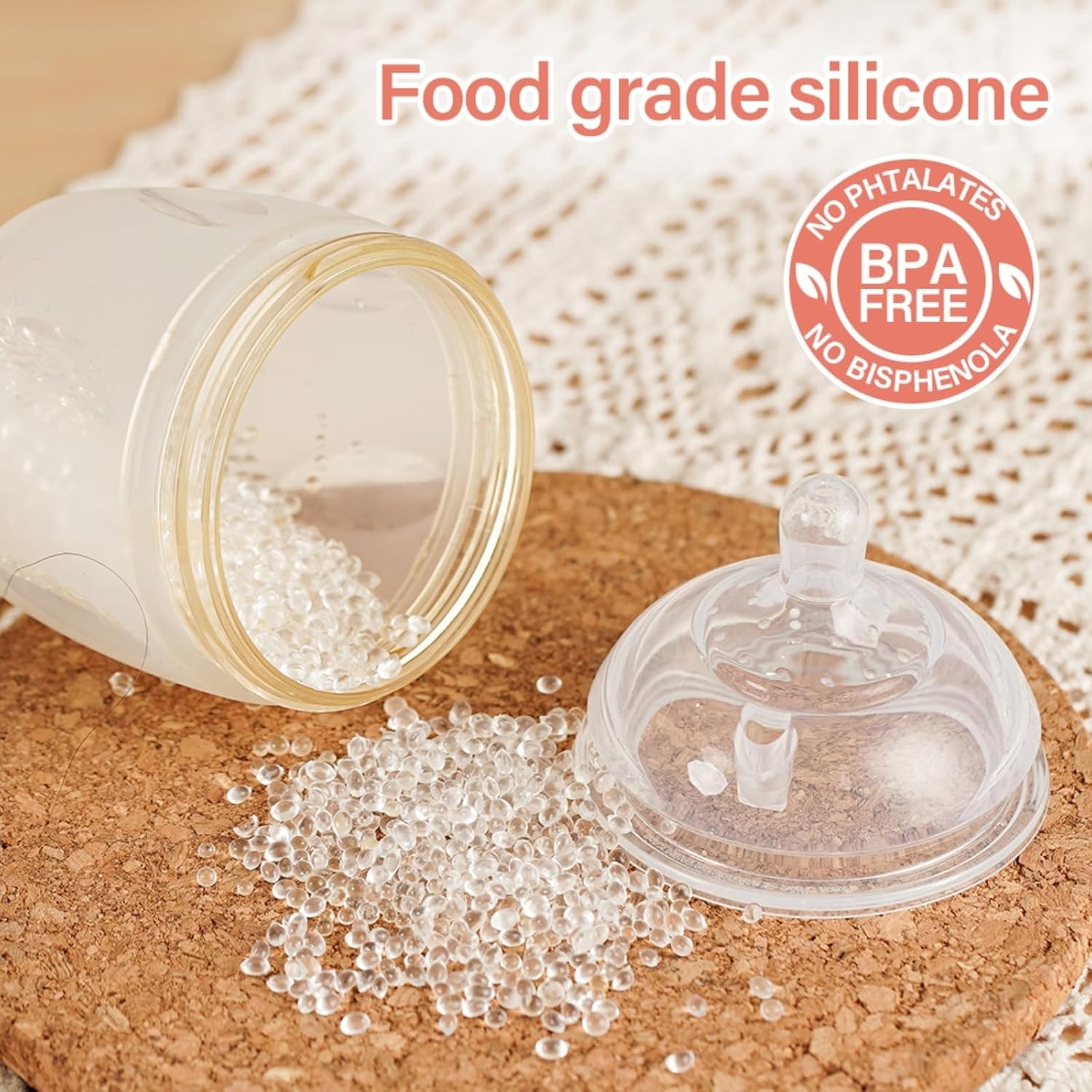 HaaKaa Gen 3 Silicone Bottle Anti-Colic Nipple -S/M/L (2pcs)