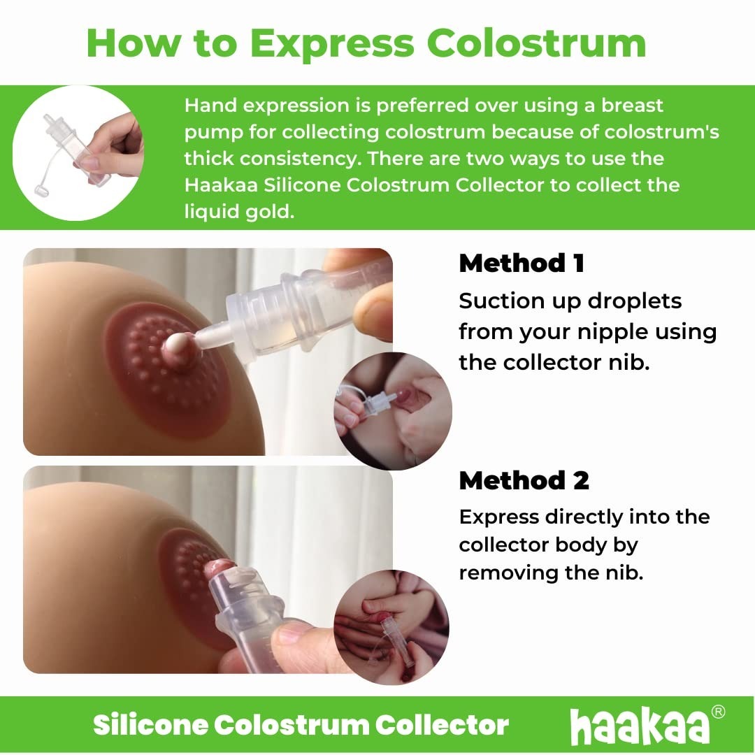 Haakaa Silicone Colostrum Collector Set - 4ml