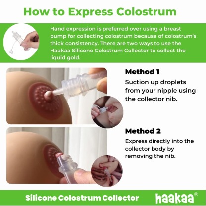 Haakaa Silicone Colostrum Collector Set - 4ml