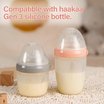 HaaKaa Gen 3 Silicone Bottle Anti-Colic Nipple -S/M/L (2pcs)