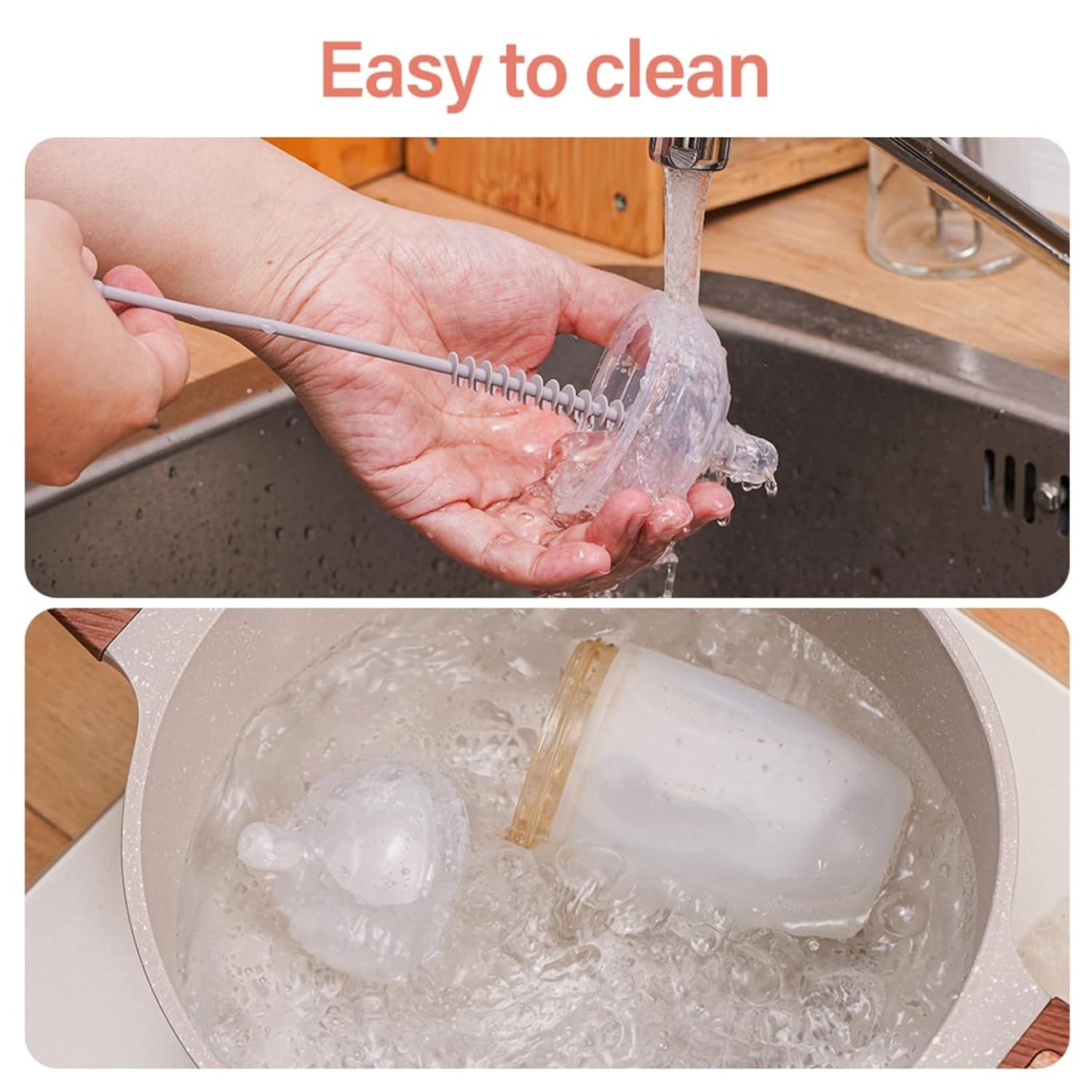 HaaKaa Gen 3 Silicone Bottle Anti-Colic Nipple -S/M/L (2pcs)