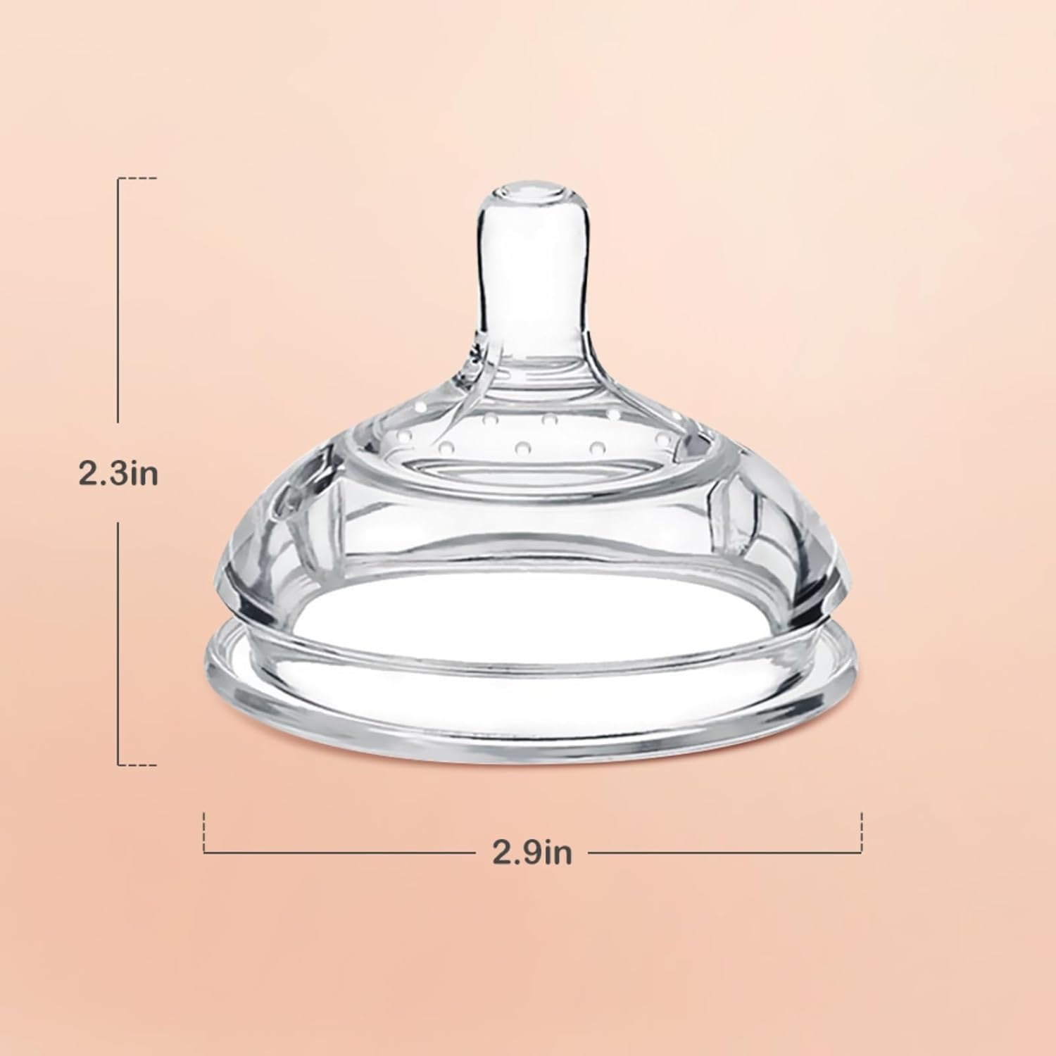 HaaKaa Gen 3 Silicone Bottle Anti-Colic Nipple -S/M/L (2pcs)