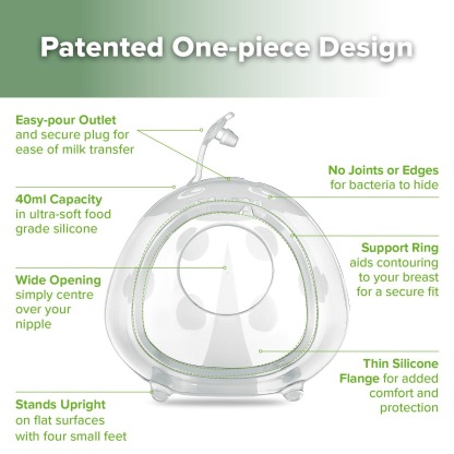 Haakaa Ladybug Silicone Breast Milk Collector (40ml/75ml)