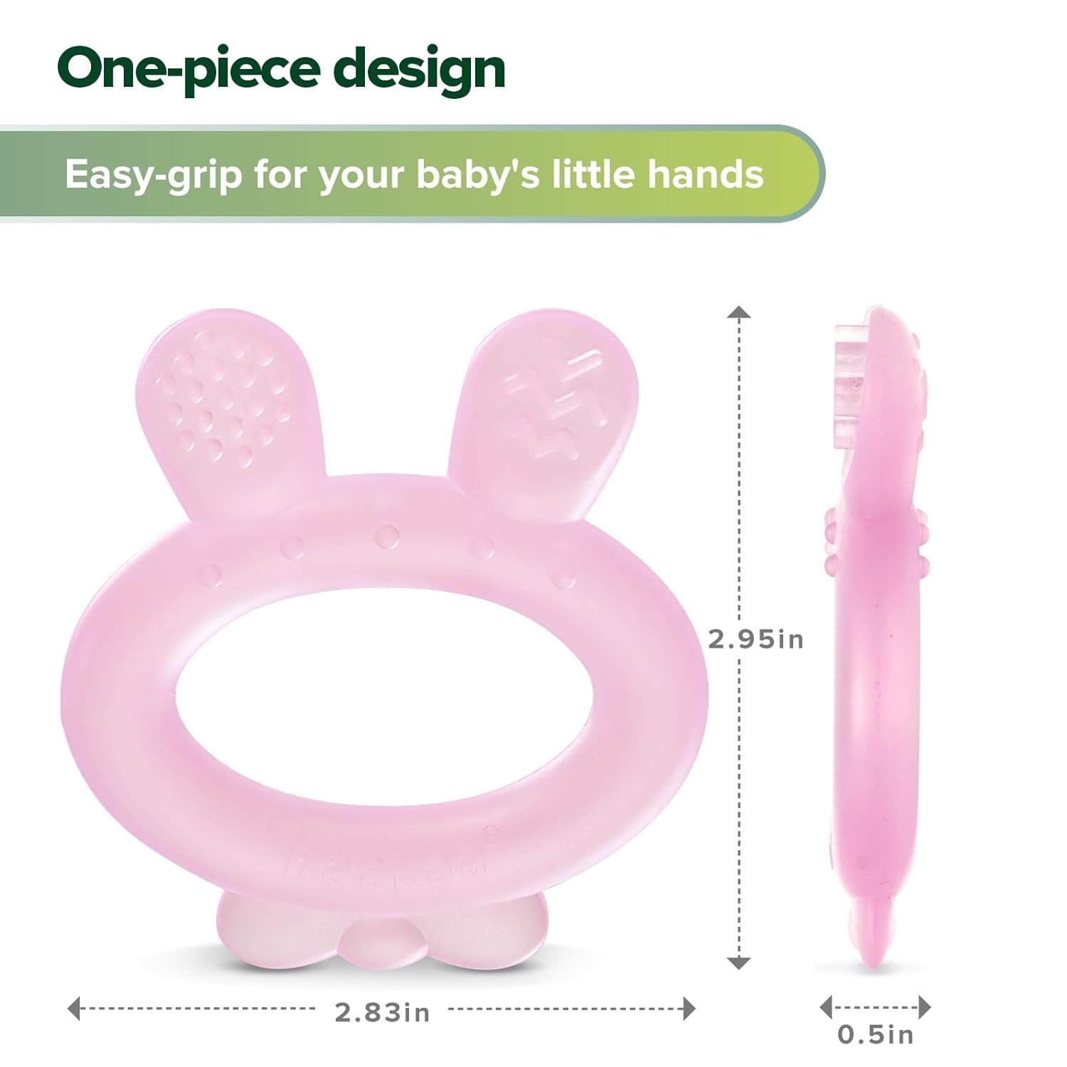 HaaKaa Silicone Rabbit Ear Teether