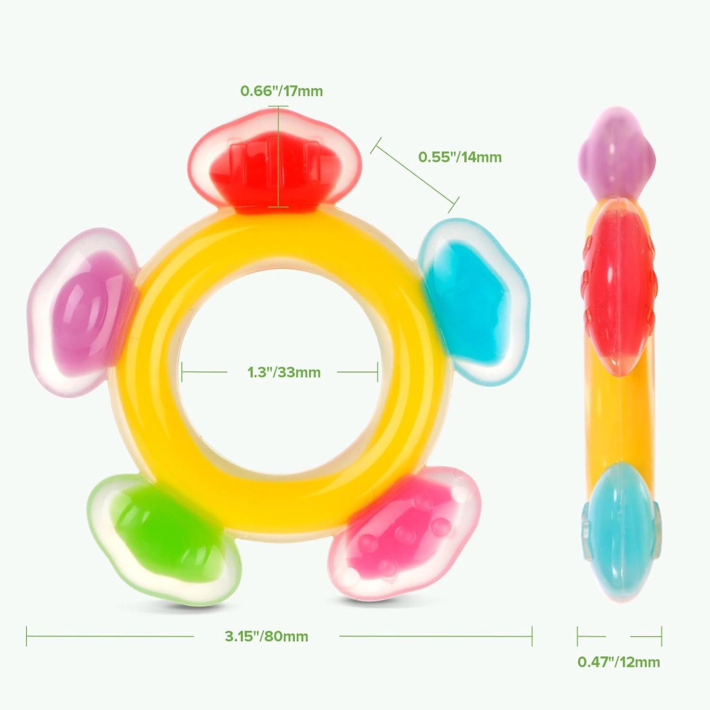 Haakaa Silicone Ferris Wheel Teether Soothing Teething
