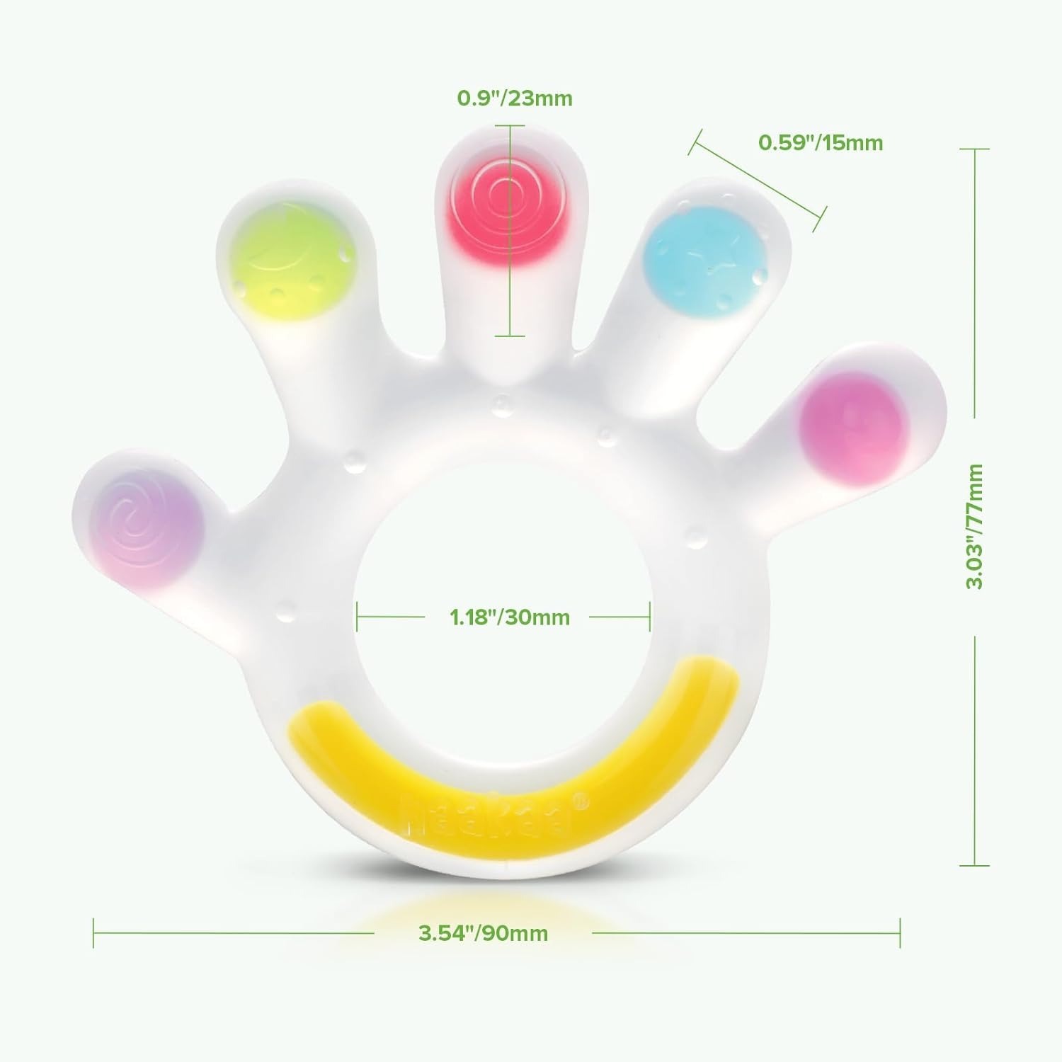 Haakaa Silicone Dinky Digits Palm Teether