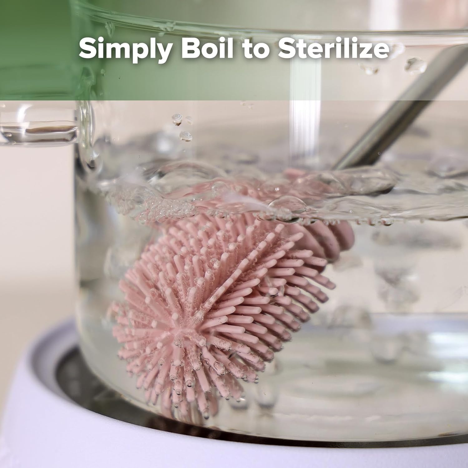 Haakaa Double-Ended Silicone Cleaning Brush