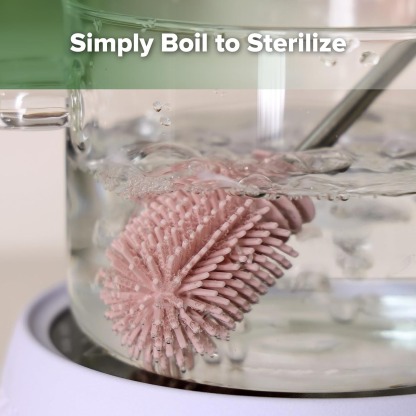 Haakaa Double-Ended Silicone Cleaning Brush