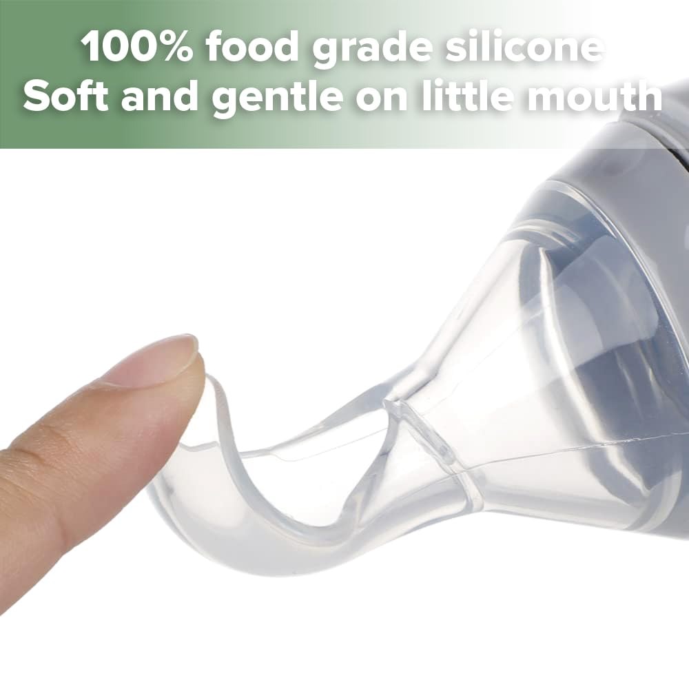 Haakaa Silicone Baby Food Dispensing Spoon Feeding (120ml)