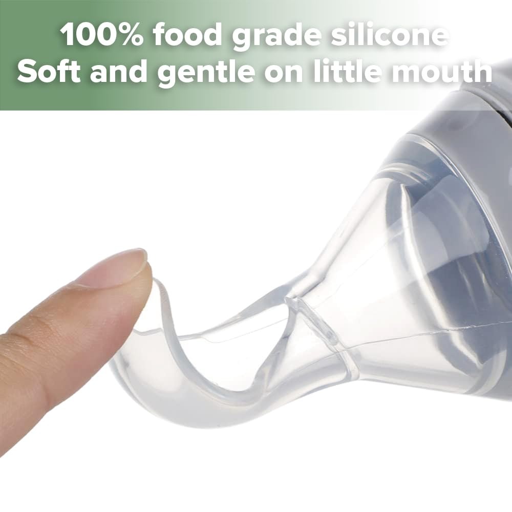 Haakaa Silicone Baby Food Dispensing Spoon Feeding (120ml)
