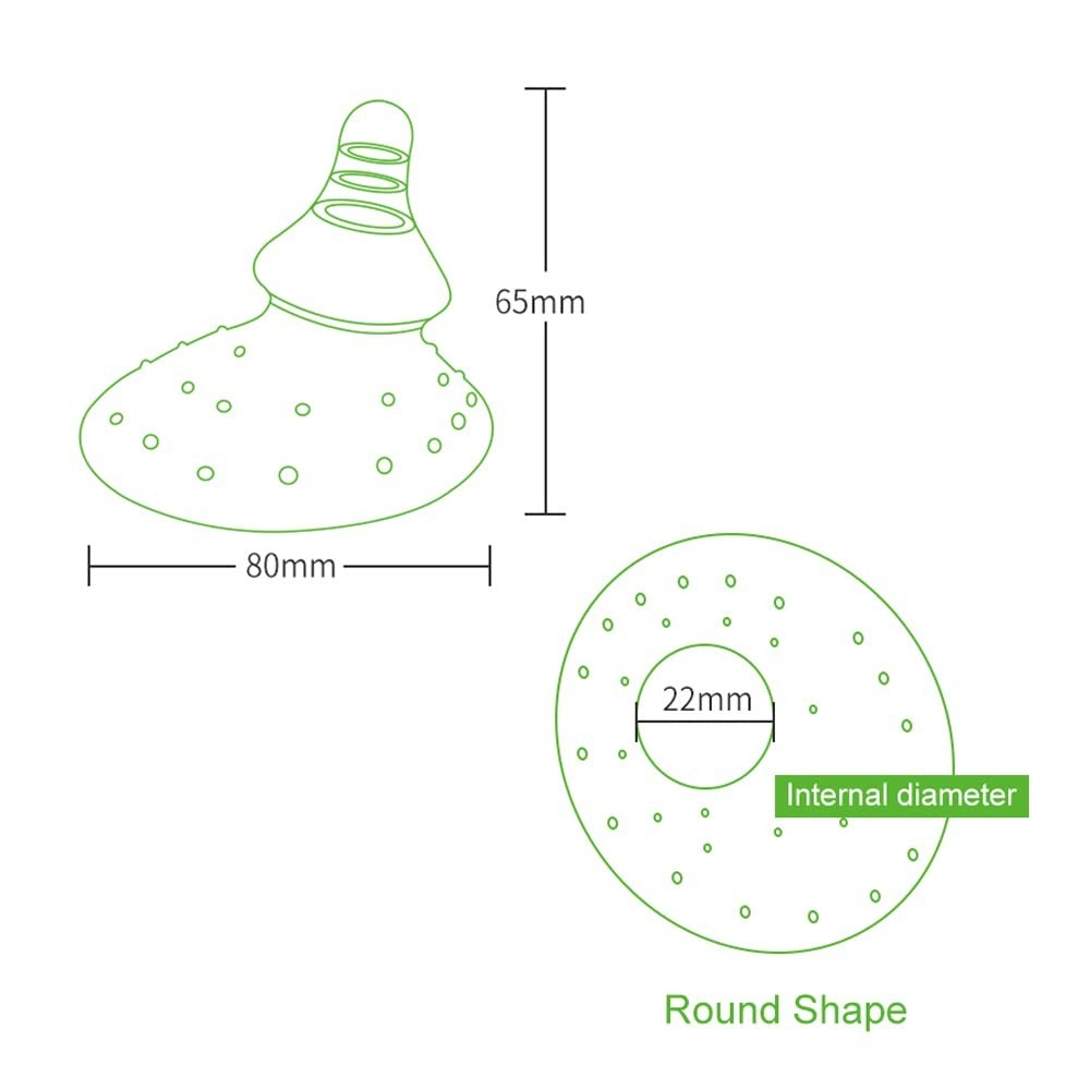HaaKaa Breastfeeding Nipple Shield – Nipple Teat(Round Teat)
