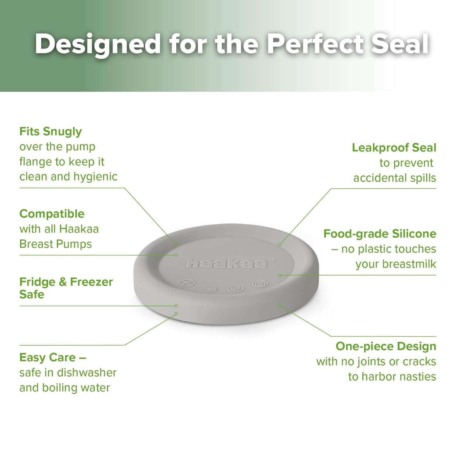 HaaKaa Silicone Breast Pump Cap