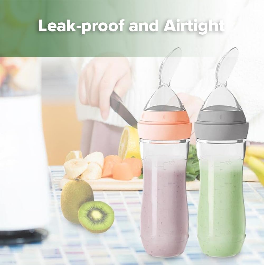 Haakaa Silicone Baby Food Dispensing Spoon Feeding (120ml)