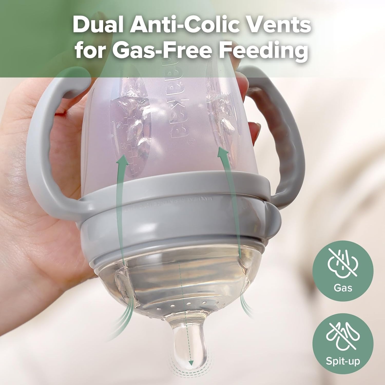 Haakaa GEN 3 Silicone Baby Bottle (160ml/250ml)