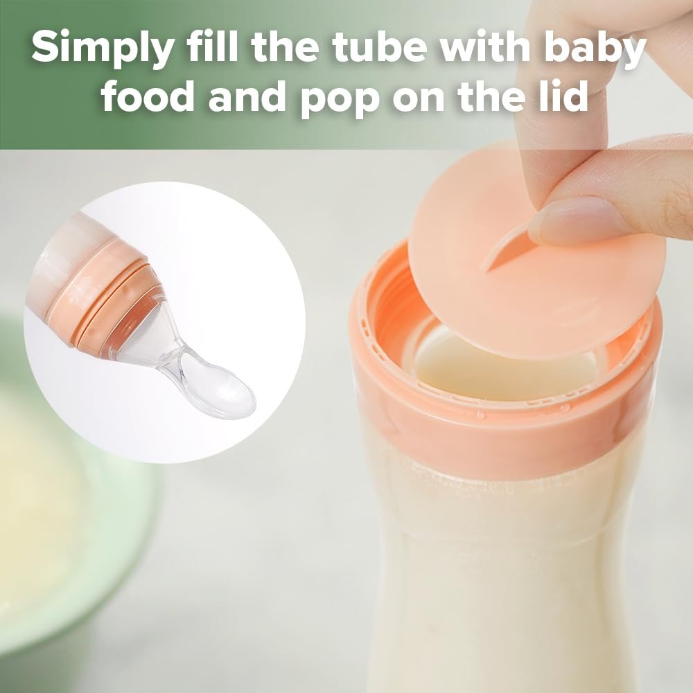 Haakaa Silicone Baby Food Dispensing Spoon Feeding (120ml)