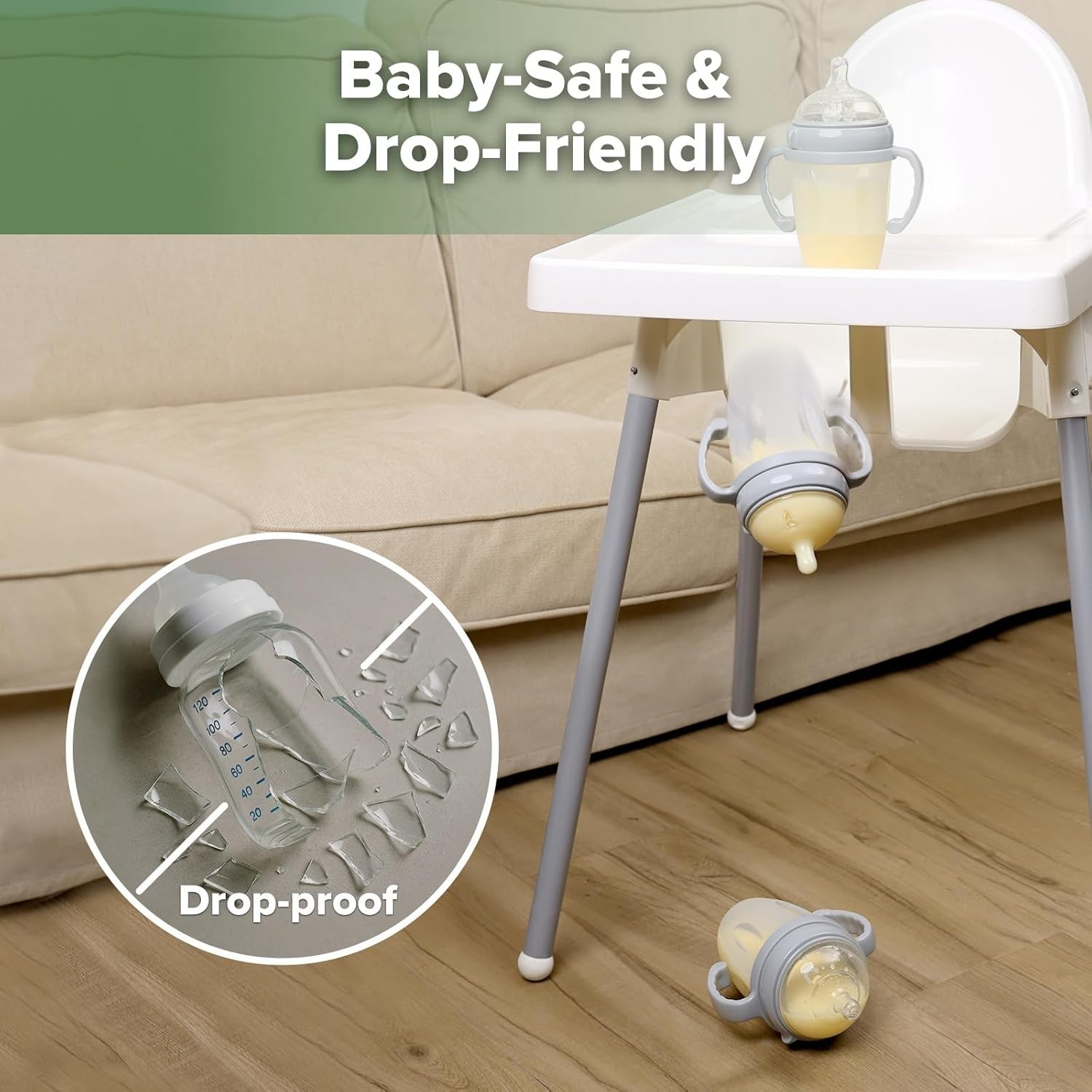 Haakaa GEN 3 Silicone Baby Bottle (160ml/250ml)