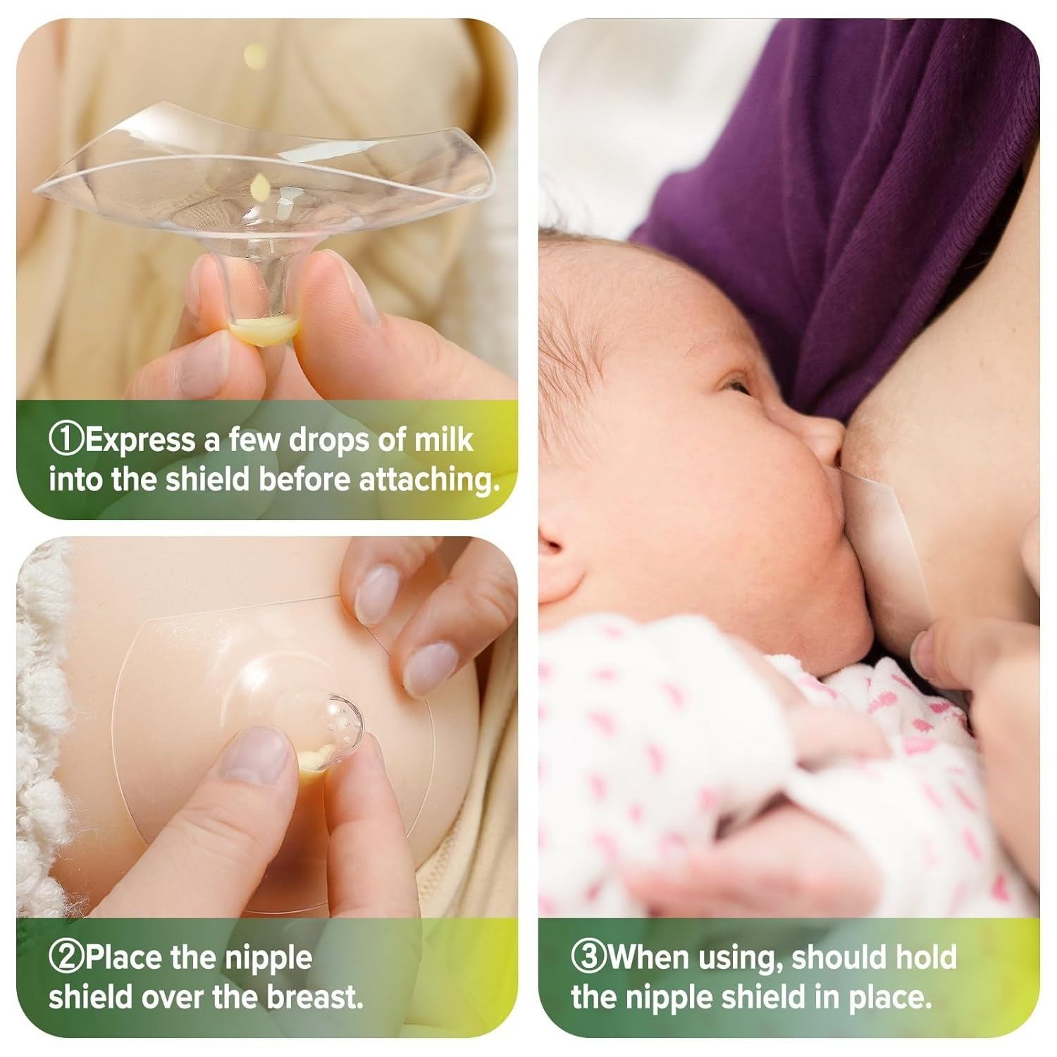 HaaKaa Silicone Nipple Shield - 2 pcs (18mm/24mm)