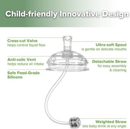 HaaKaa Gen 3 Silicone Bottle Sippy Spout