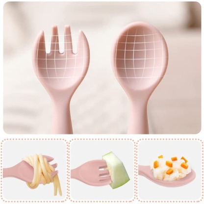 Haakaa Bendy Silicone Cutlery Set