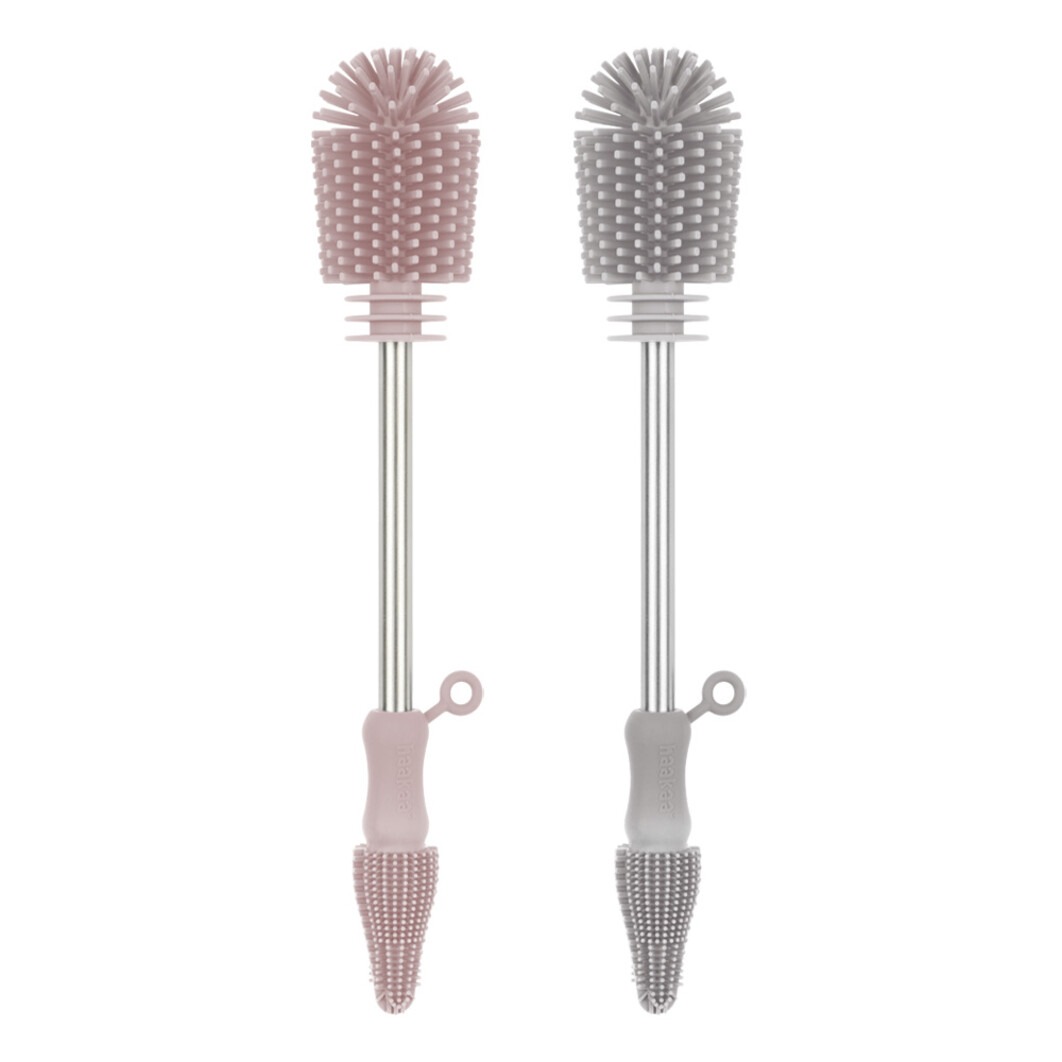 Haakaa Double-Ended Silicone Cleaning Brush