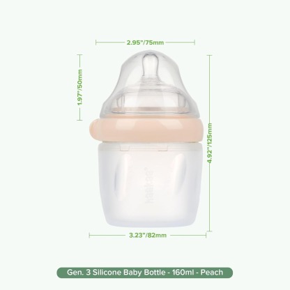 Haakaa GEN 3 Silicone Baby Bottle (160ml/250ml)