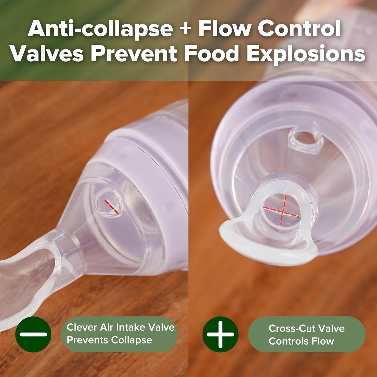 Haakaa Silicone Baby Food Dispensing Spoon Feeding (120ml)