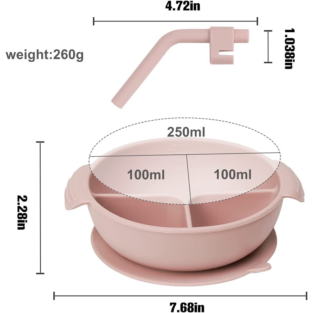 Haakaa Silicone Divided Suction Bowl