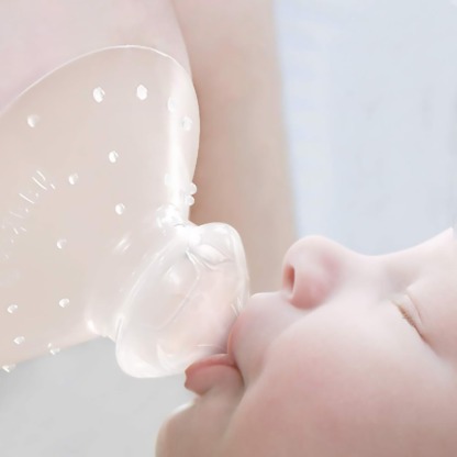HaaKaa Breastfeeding Nipple Shield - ORTHODONTIC TEAT (Thumb Shape)