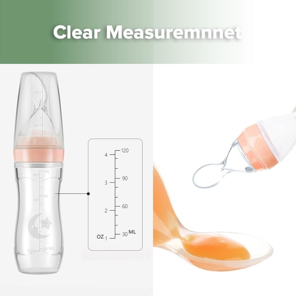 Haakaa Silicone Baby Food Dispensing Spoon Feeding (120ml)