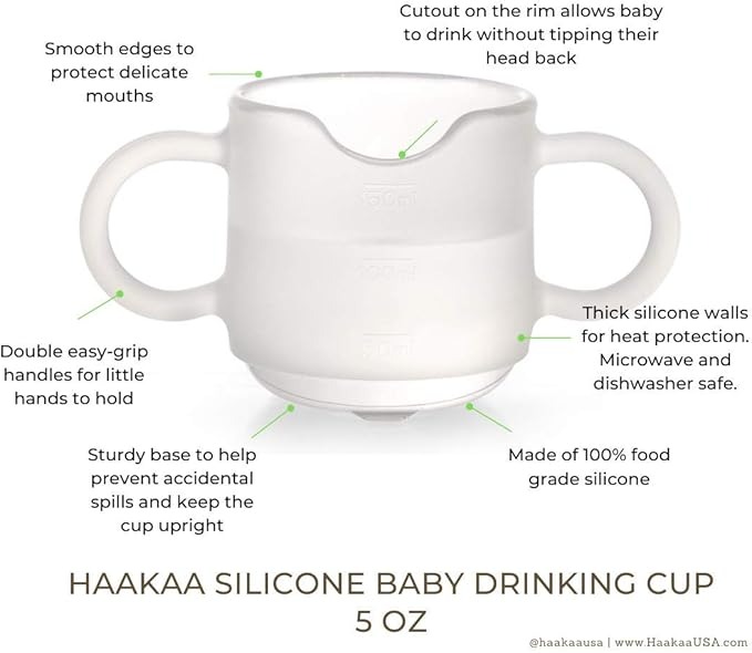 Haakaa Silicone Baby Drinking Cup