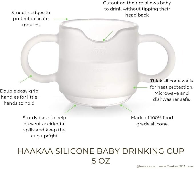 Haakaa Silicone Baby Drinking Cup