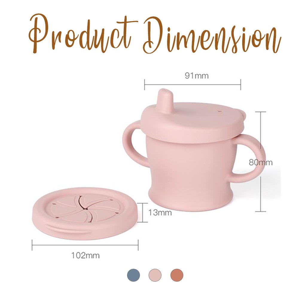 HaaKaa Silicone Sip-N-Snack Cup (250ml)