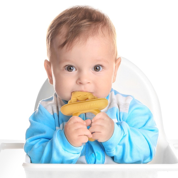 Haakaa Chilly Monster Ice Pop Mould Set - Sky Blue + Mustard