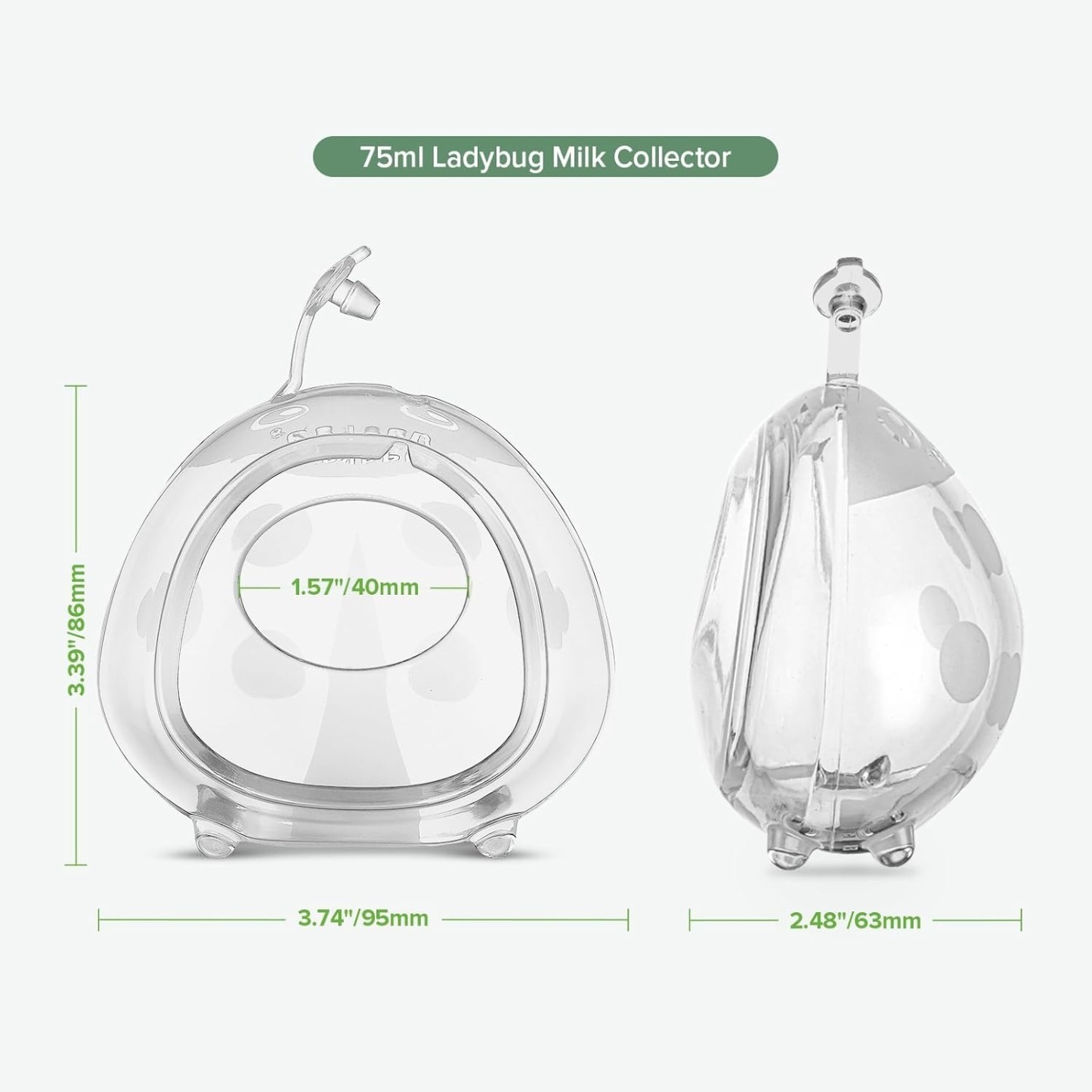 Haakaa Ladybug Silicone Breast Milk Collector (40ml/75ml)