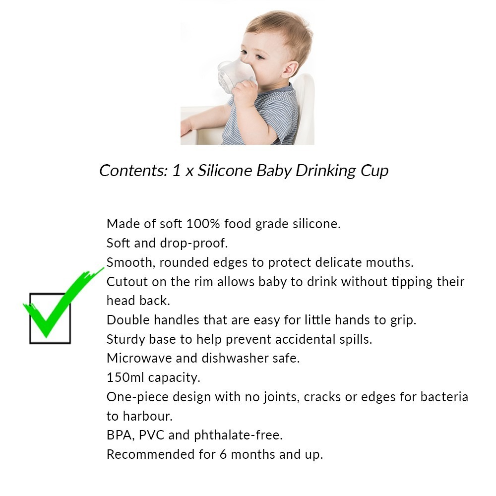 Haakaa Silicone Baby Drinking Cup