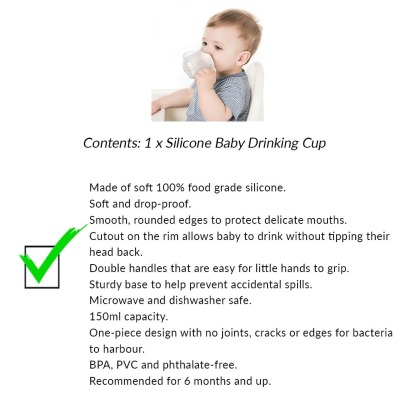 Haakaa Silicone Baby Drinking Cup