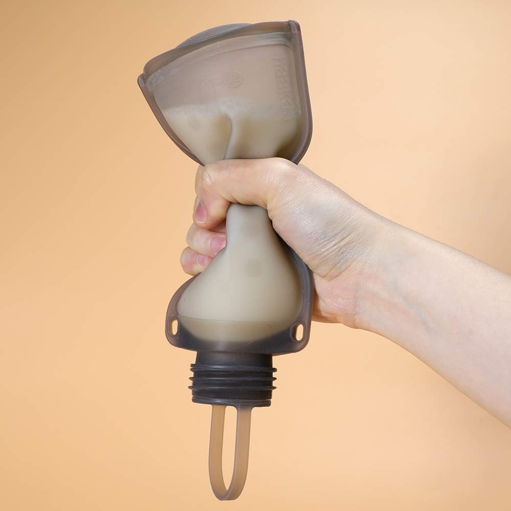 HaaKaa Happii Bear Silicone Breast Milk Storage Bag 