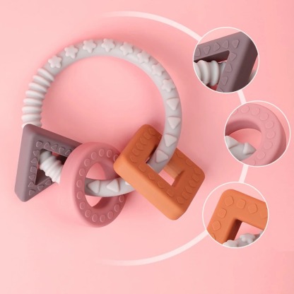 HaaKaa Silicone Teething Ring Teether