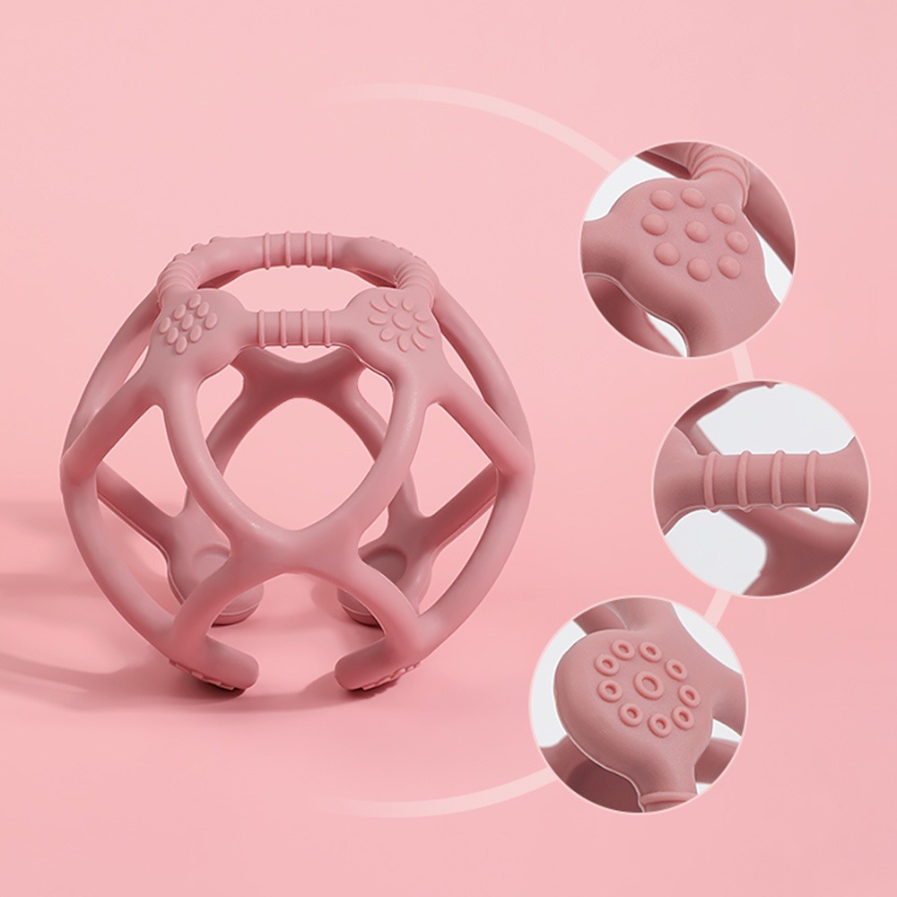 Haakaa Teether Gift Set Present Food Grade Silicone Soft Soother Palm Ball Crown Ferris Wheel design BPA Free