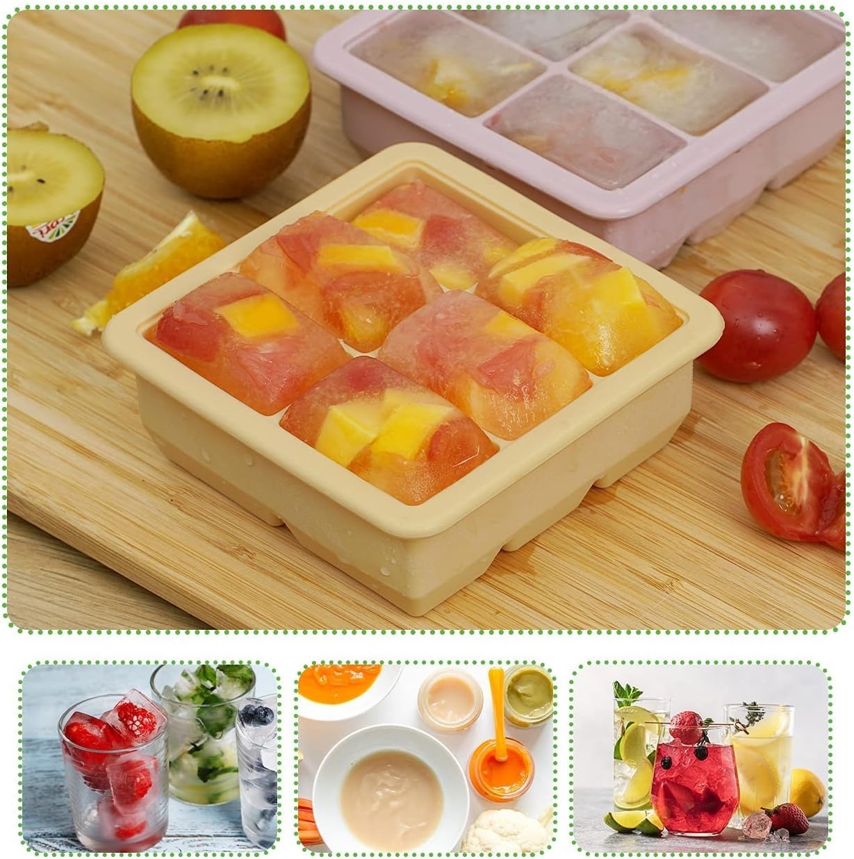HaaKaa Baby Food And Breast Milk Freezer Tray