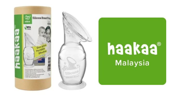 Photo of a Haakaa manual breast pump