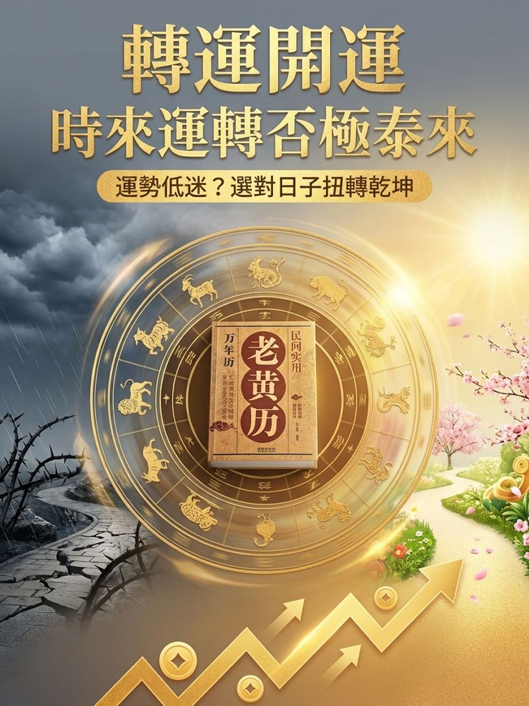 【事半功倍的順流秘訣】千古傳承實用老黃曆
