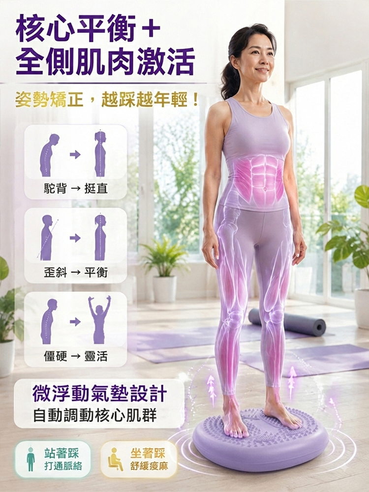 【代謝黑科技】多功能静音按摩踏步机