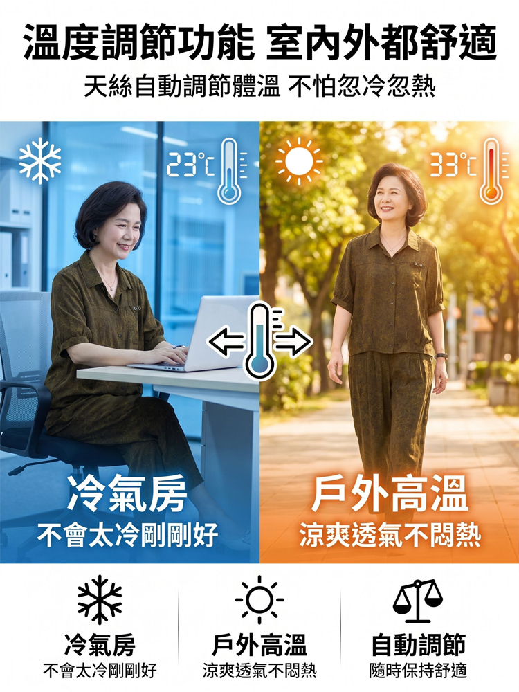 【瞬感清涼】涼感天絲短袖套裝