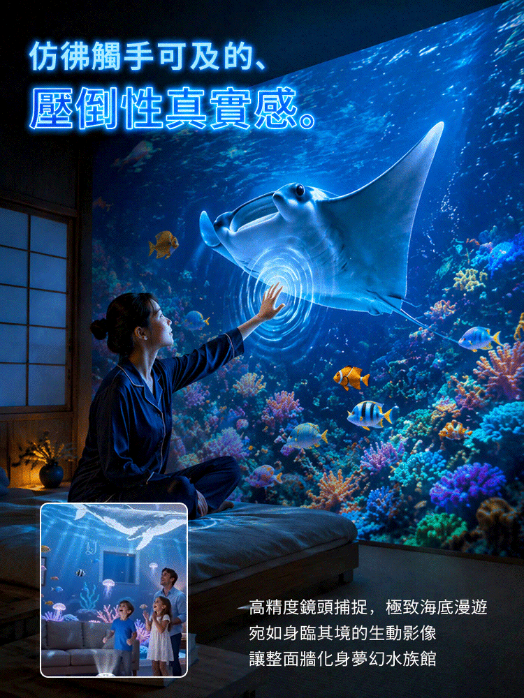 HFH-七彩夢幻旋轉投影燈